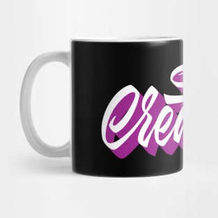 Creative hand lettering in original style Mug